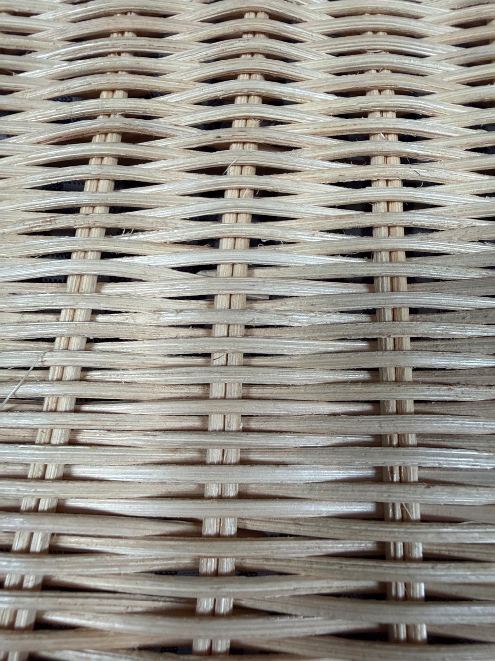 Talbots Natural Woven Satchel with White Leather Flap - Picture 13 of 16